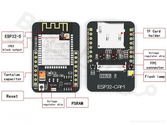 ESP32-CAM Development Board OV2640 2MP